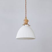 Margot | Ceramic Pleated Pendant Light gallery detail image