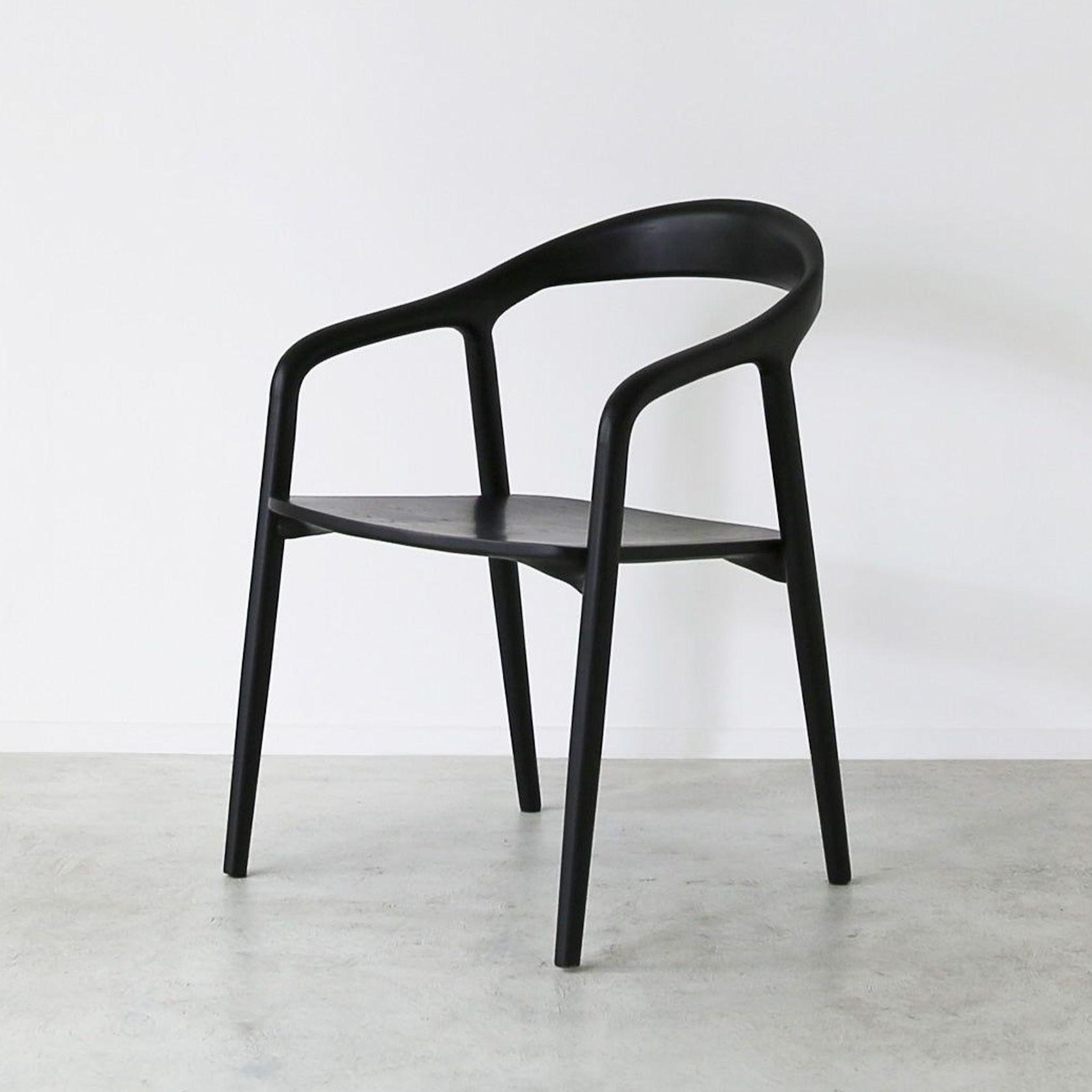 'Lake' Dining Chair / Black gallery detail image