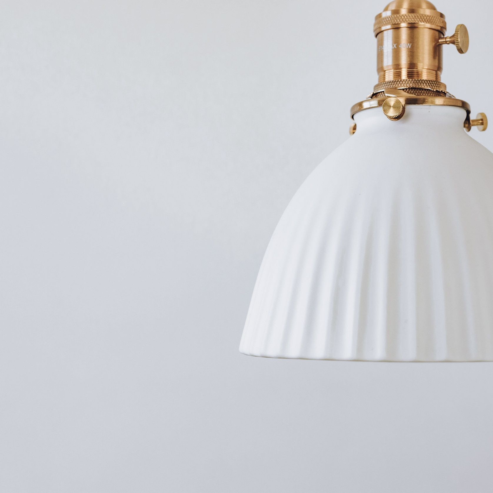 Margot | Ceramic Pleated Pendant Light gallery detail image