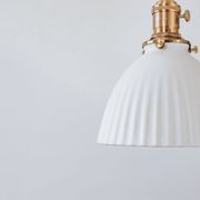 Margot | Ceramic Pleated Pendant Light gallery detail image