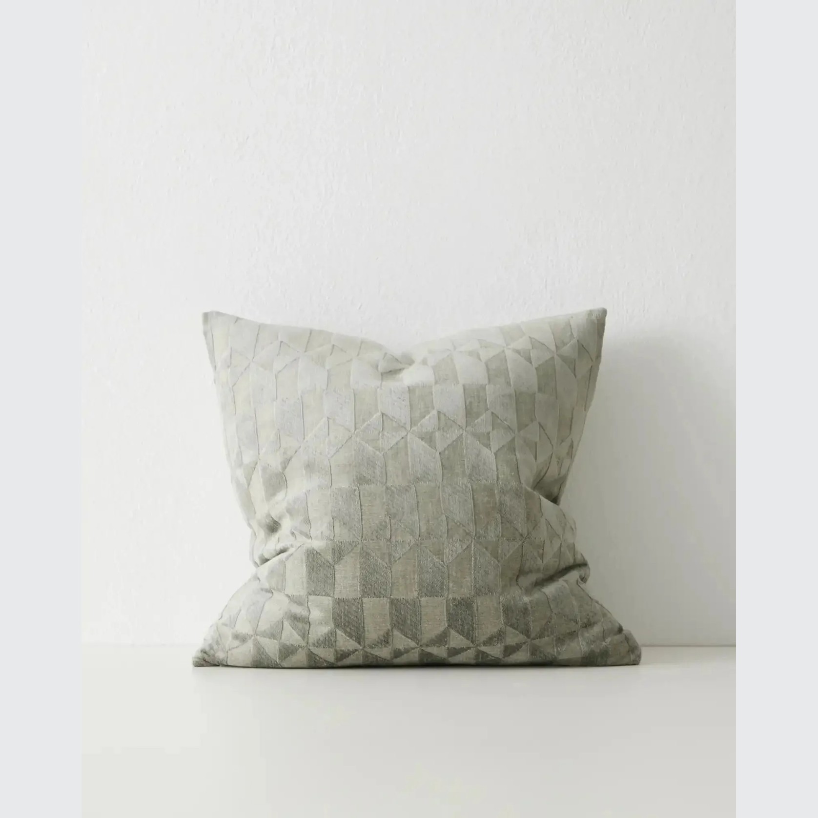 Weave Home Marina Cushion - Laurel | Woven Geometric gallery detail image