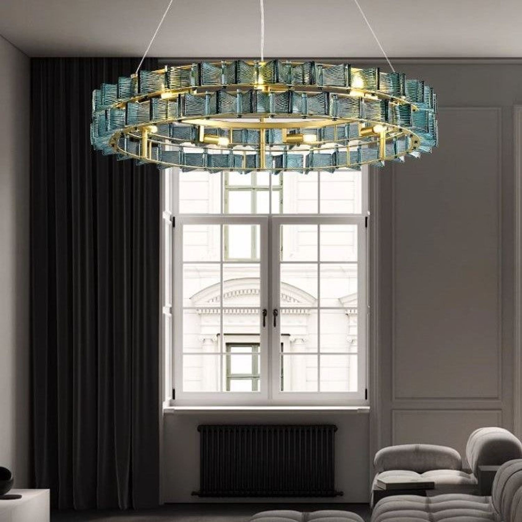 Mariposa Round Chandelier gallery detail image