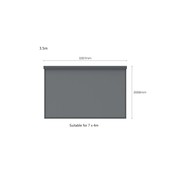 Retractable Shade Blind For Caribbean Wall Mounted Pergola 2.0 gallery detail image
