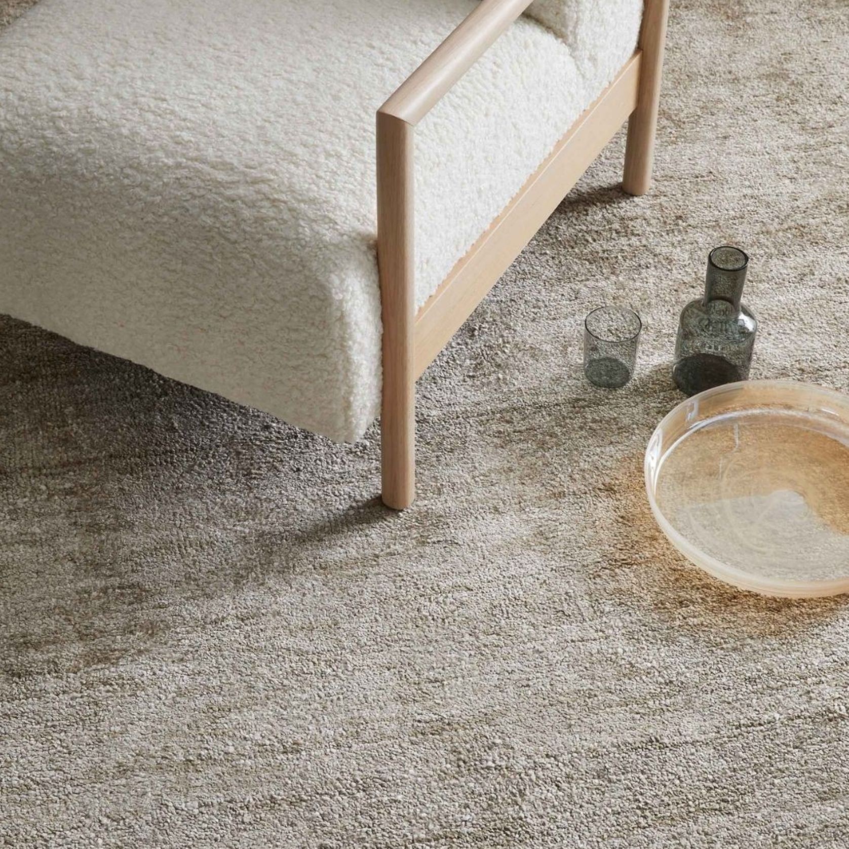 Weave Home Matisse Rug - Buff | Wool Blend Floor Rug | 2m x 3m gallery detail image