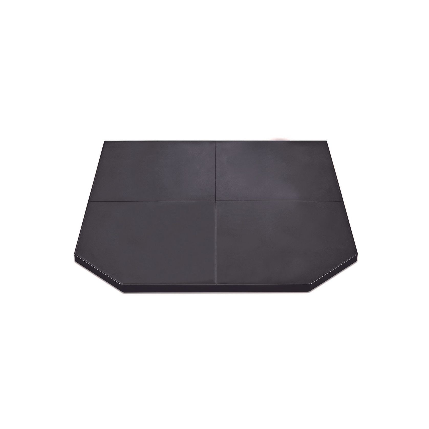 Matte Black Straight Wall Hearth gallery detail image
