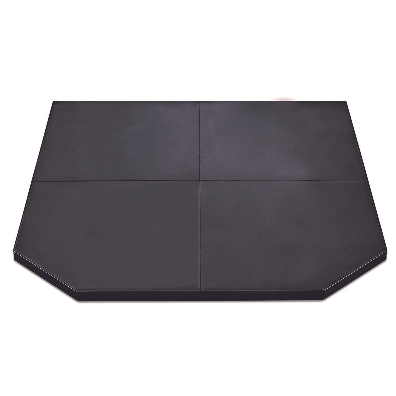 Matte Black Straight Wall Hearth gallery detail image