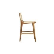 Maya Plush Counter Stool with Back gallery detail image