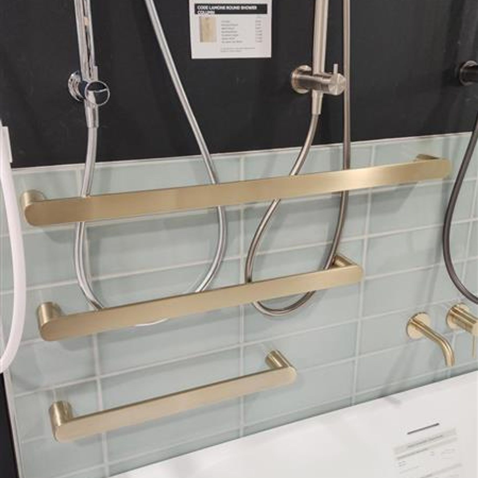 CODE Flow 490 Heated Towel Rail Range gallery detail image
