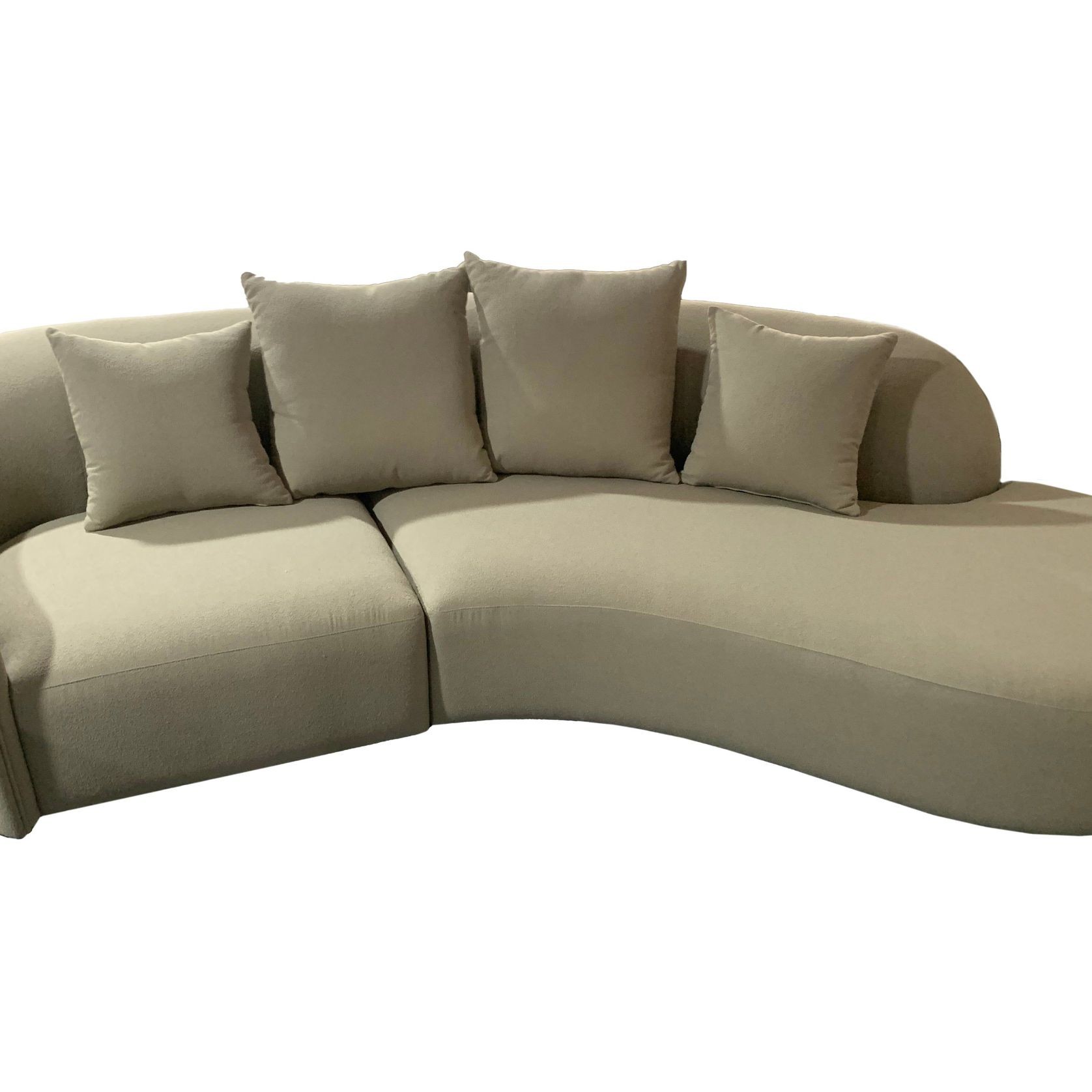 Curvar Boucle Fabric Sofa gallery detail image