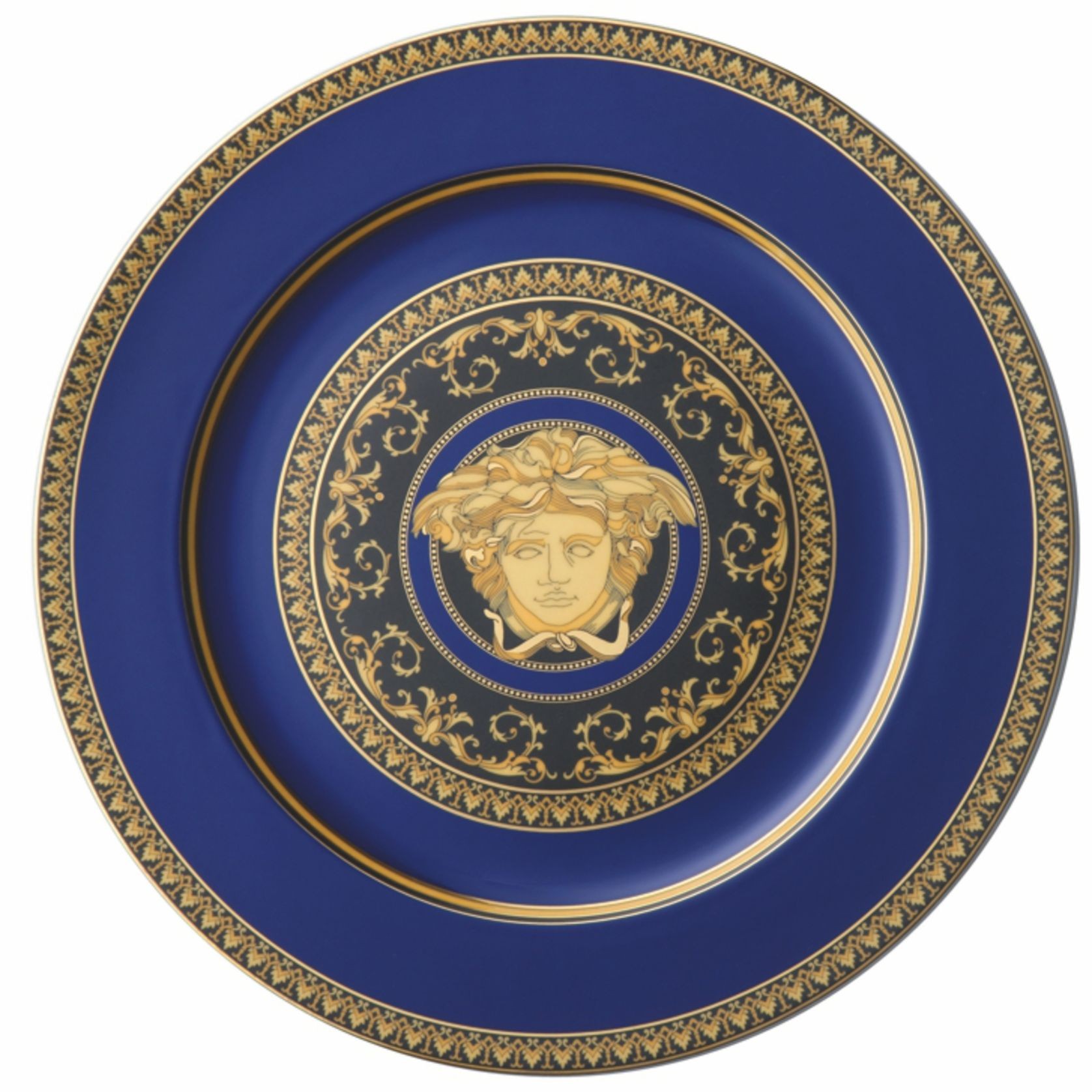 Medusa Blue Service Plate gallery detail image
