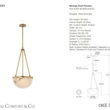 Visual Comfort Kelly Wearstler Melange Small Pendant 1 gallery detail image