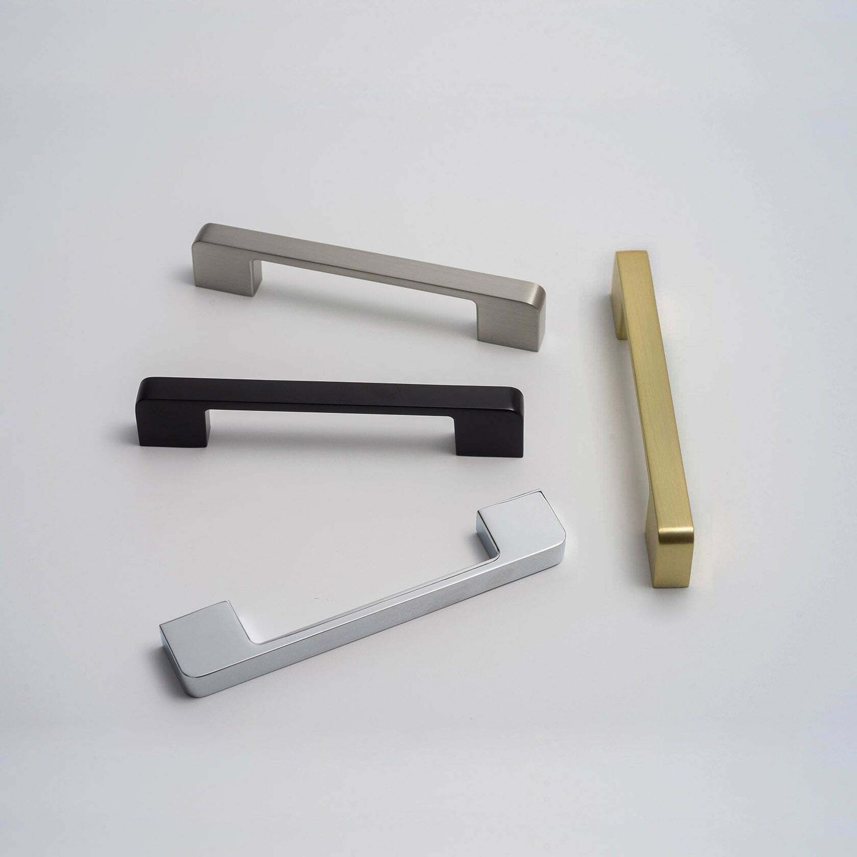 Kitchen handles melbourne Matt black /Brushed brass/Brushed nickel/Chrome gallery detail image