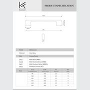Kitchen handles melbourne Matt black /Brushed brass/Brushed nickel/Chrome gallery detail image