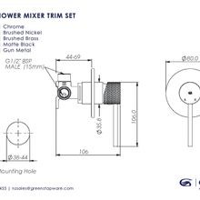 Mika Shower Mixer gallery detail image