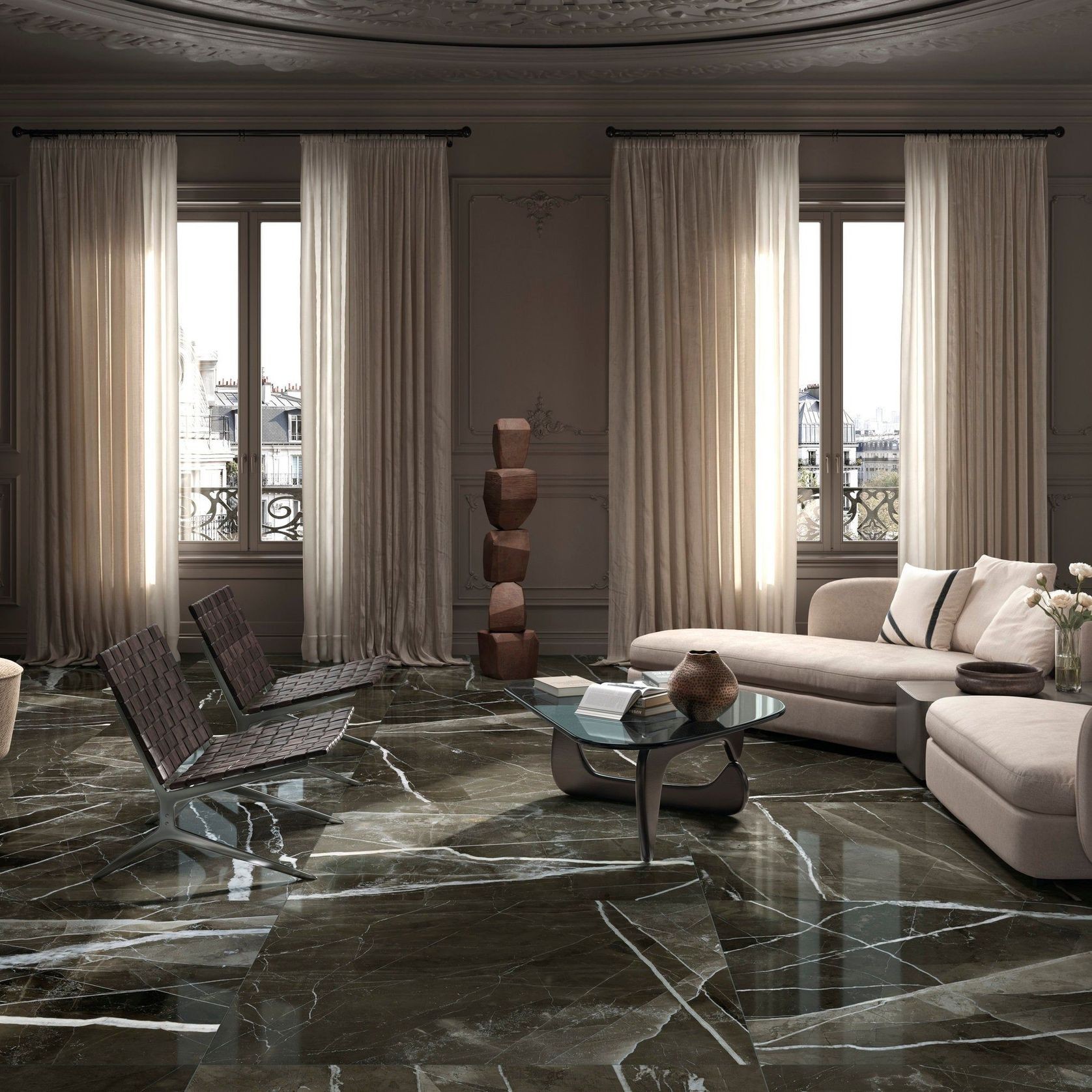 Black Calacatta Polished 60x60 gallery detail image
