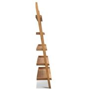 MILT Leaning Bookcase 66cm - Natural Oak gallery detail image