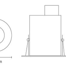 Mini Mondo Round CF Downlight gallery detail image