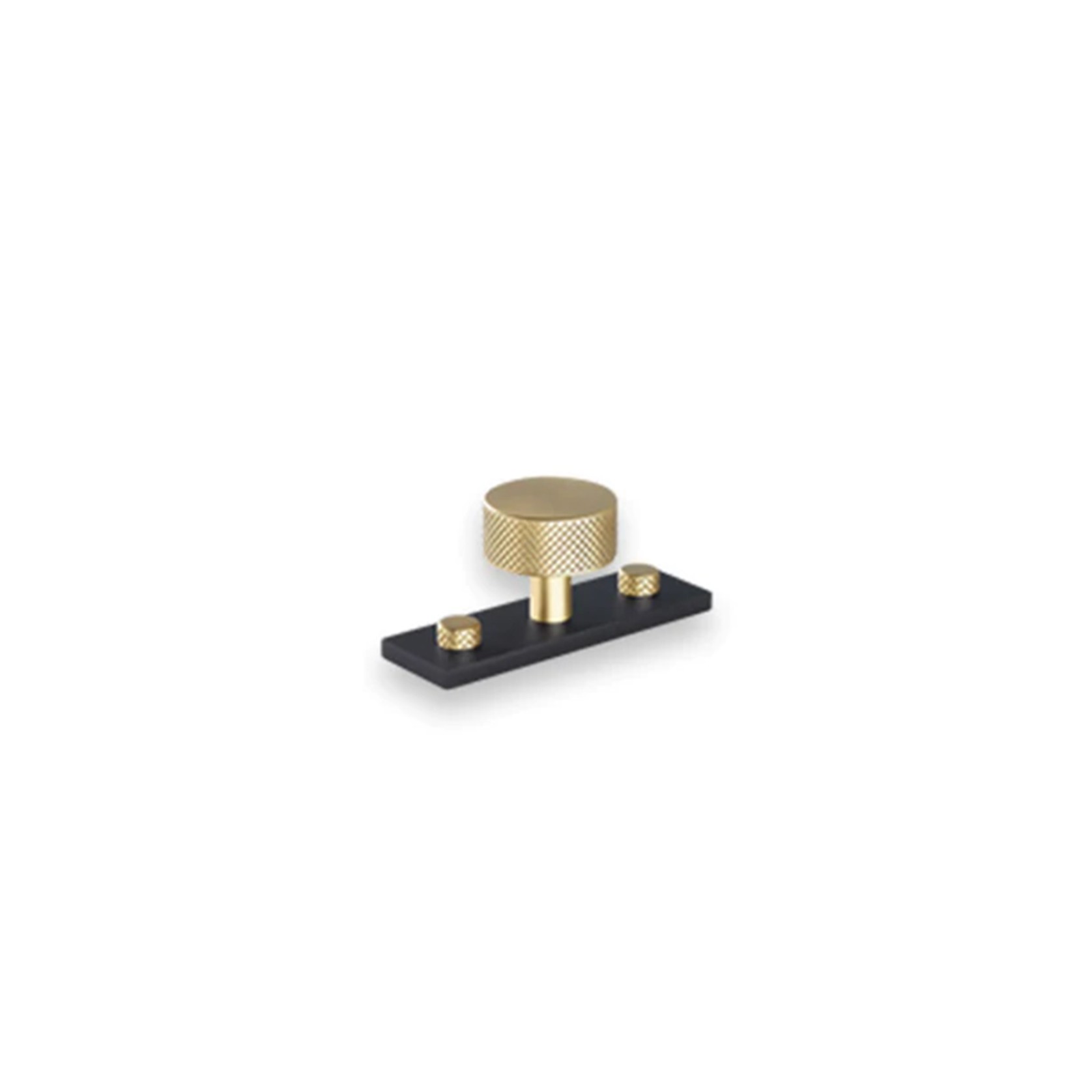 Armac Martin - Mix1 Diamond Knurled Knob w Back Plate gallery detail image