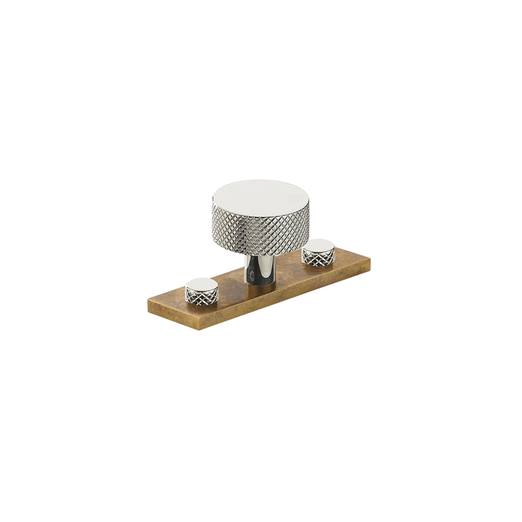 Armac Martin - Mix1 Diamond Knurled Knob w Back Plate gallery detail image