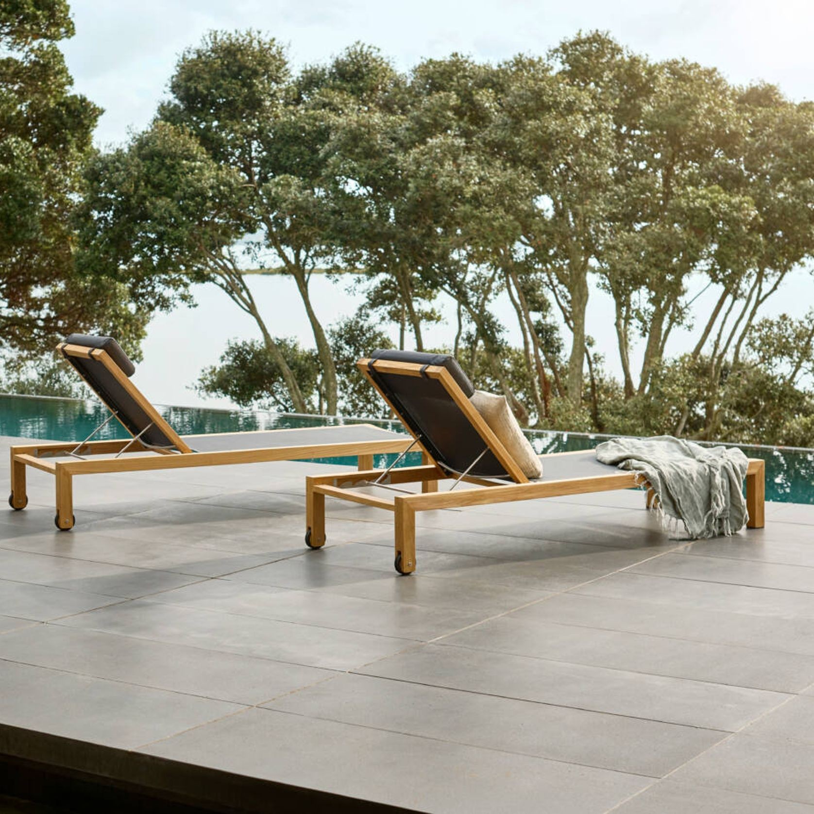 Mokaui Sun Lounger | Outdoor Furniture gallery detail image