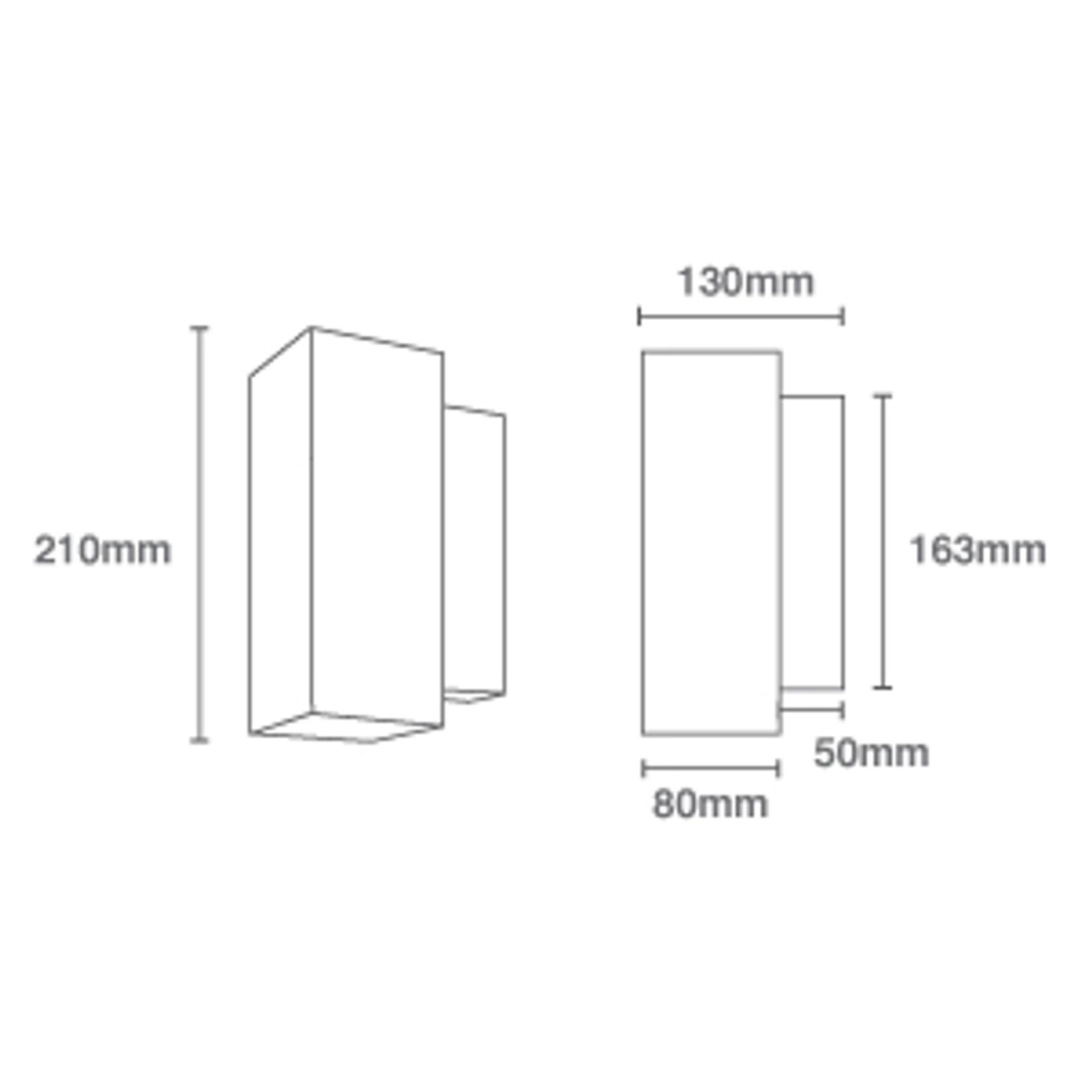 Mondo Blok Up Down Small Wall Light gallery detail image