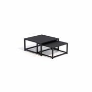 Mood Square Coffee Table Set Black gallery detail image