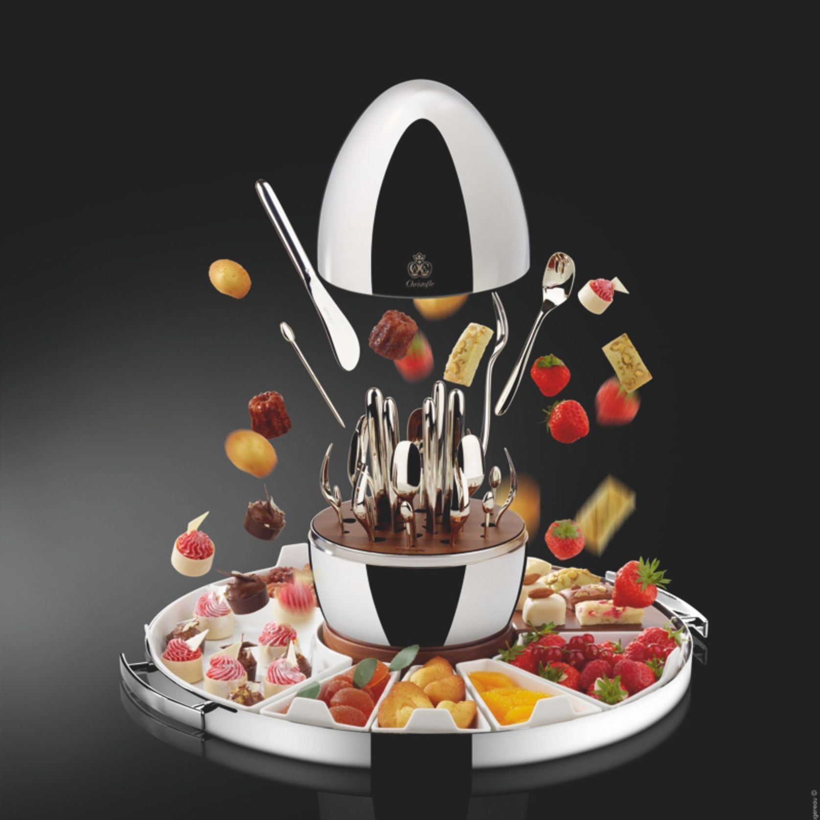 Mood Party Cutlery Accessory Set in Egg gallery detail image