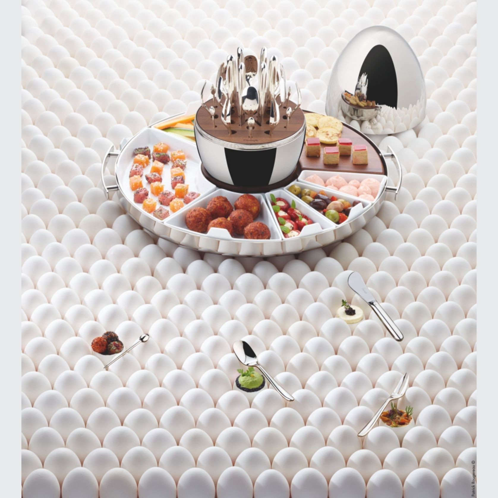 Mood Party Cutlery Accessory Set in Egg gallery detail image