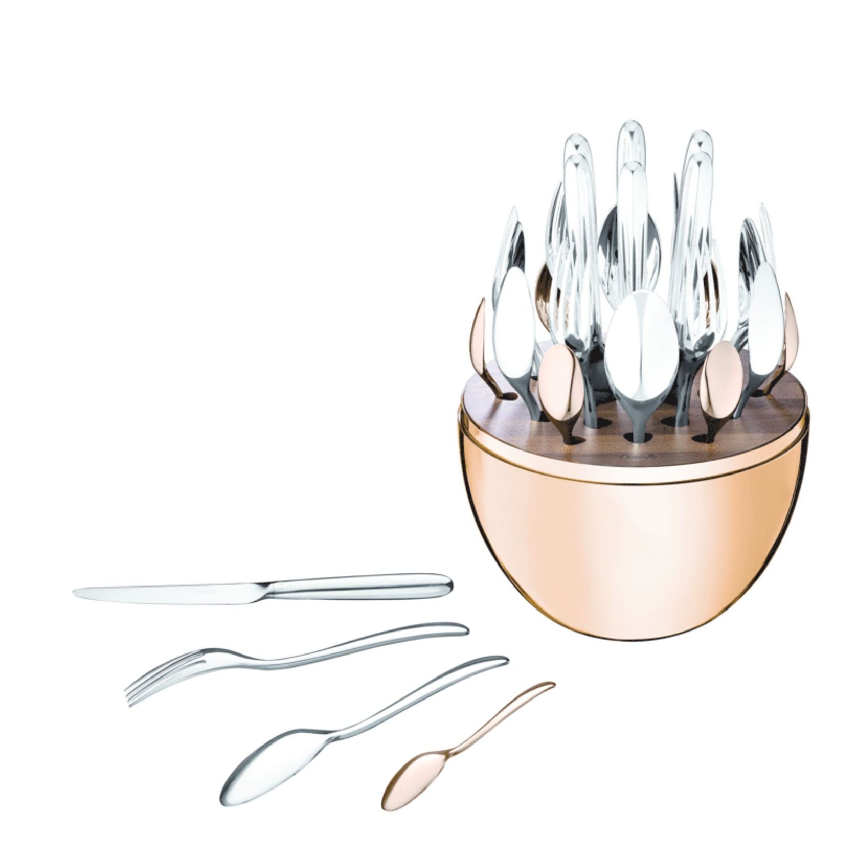 Mood Precious 24 Piece Cutlery Set in Egg gallery detail image