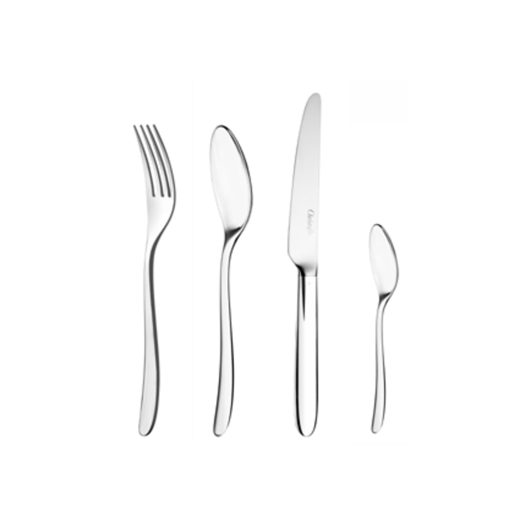 Mood Silver 24 Piece Cutlery Set in Egg gallery detail image