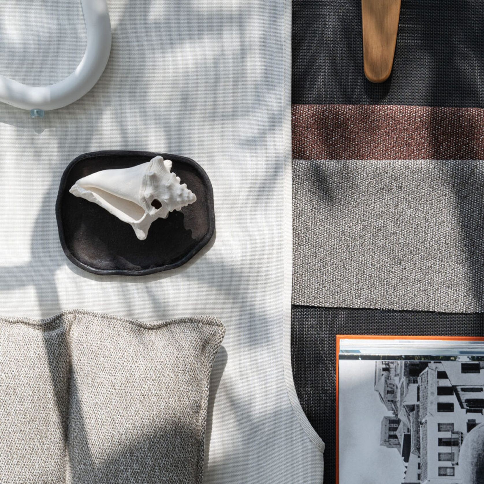 Zante Outdoor Pouf by Atmosphera gallery detail image