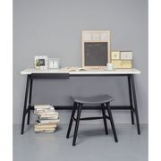 MOREY Study Desk - White & Black gallery detail image