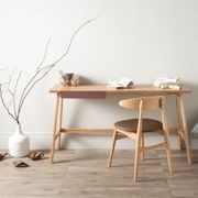 MOREY Study Desk Natural - Natural gallery detail image