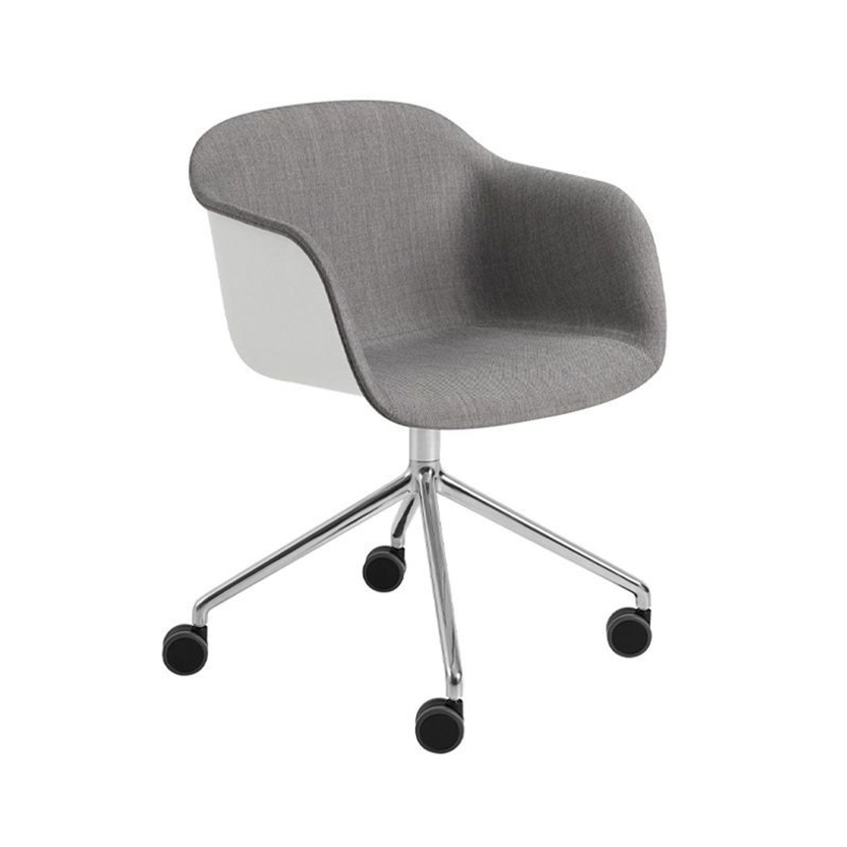 Fiber Armchair - Swivel Base w/ Castors gallery detail image
