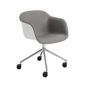 Fiber Armchair - Swivel Base w/ Castors gallery detail image