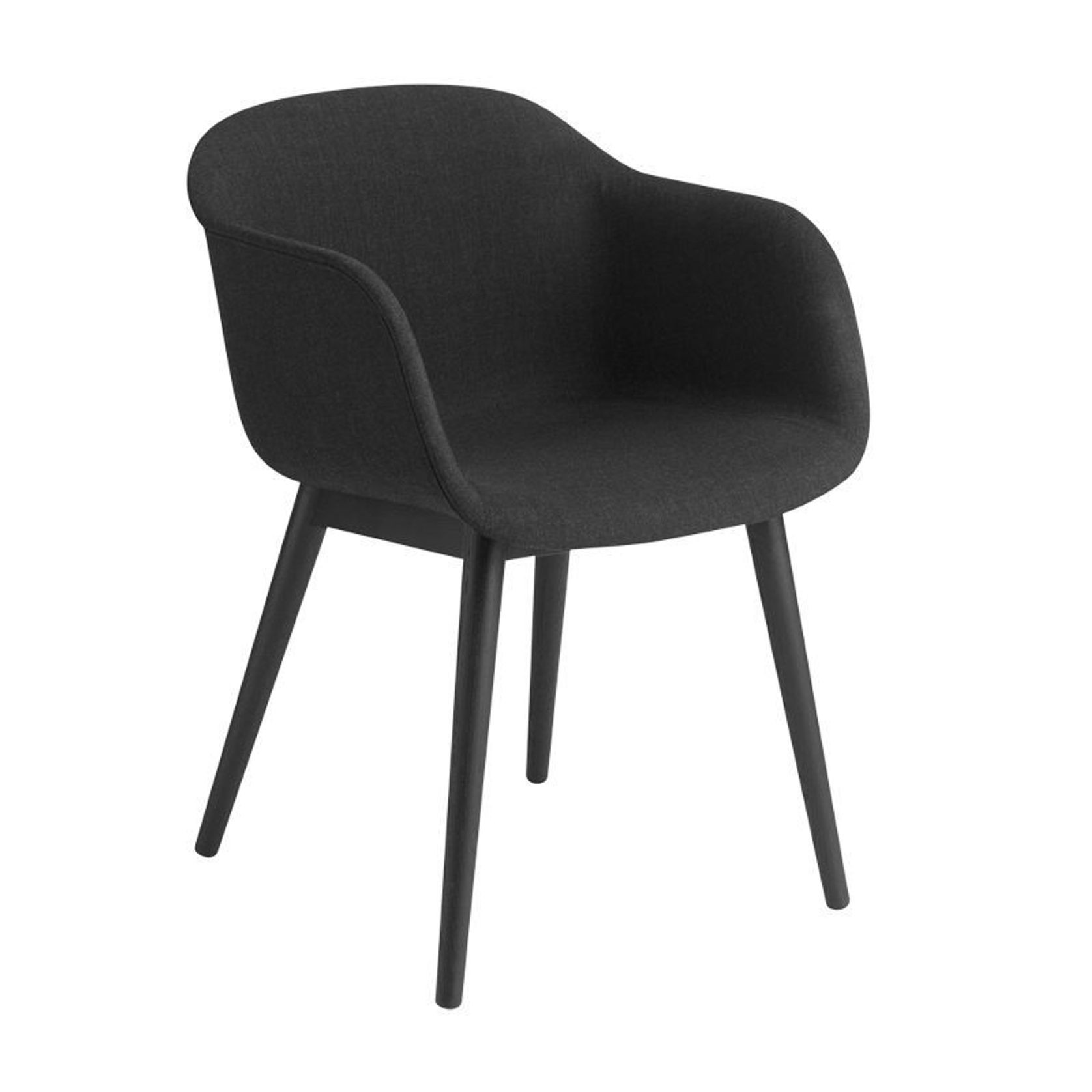 Fiber Armchair - Wood Base gallery detail image