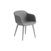 Fiber Armchair - Wood Base gallery detail image