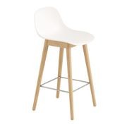 Fiber Counter Stool - Wood Base gallery detail image