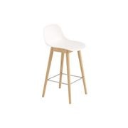 Fiber Counter Stool - Wood Base gallery detail image