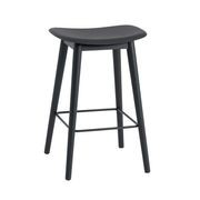 Fiber Counter Stool - w/o Back Rest - Wood Base gallery detail image
