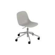 Fiber Side Chair - Swivel Base w/ Gas Lift + Castors gallery detail image