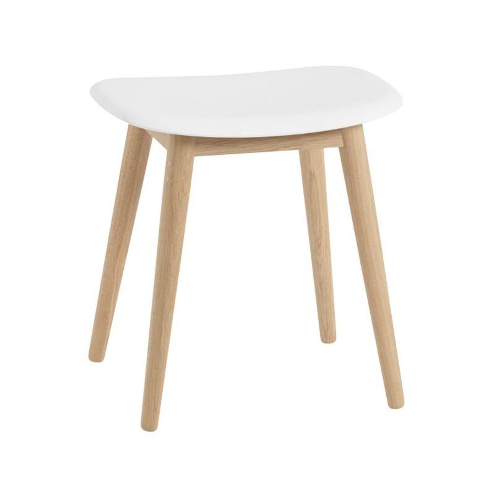 Fiber Stool - Wood Base gallery detail image