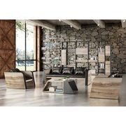 BARON Display Unit 230cm - Warm Oak & Black gallery detail image