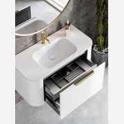 Nature 1000 Vanity | Inset Basin & Axel Drawer Front gallery detail image