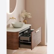 Nature 900 Vanity | Flat Slab Top & Axel Drawer Front gallery detail image