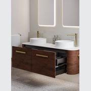 Nature 1500 Vanity | Double Inset Basin & Axel Drawer Front gallery detail image