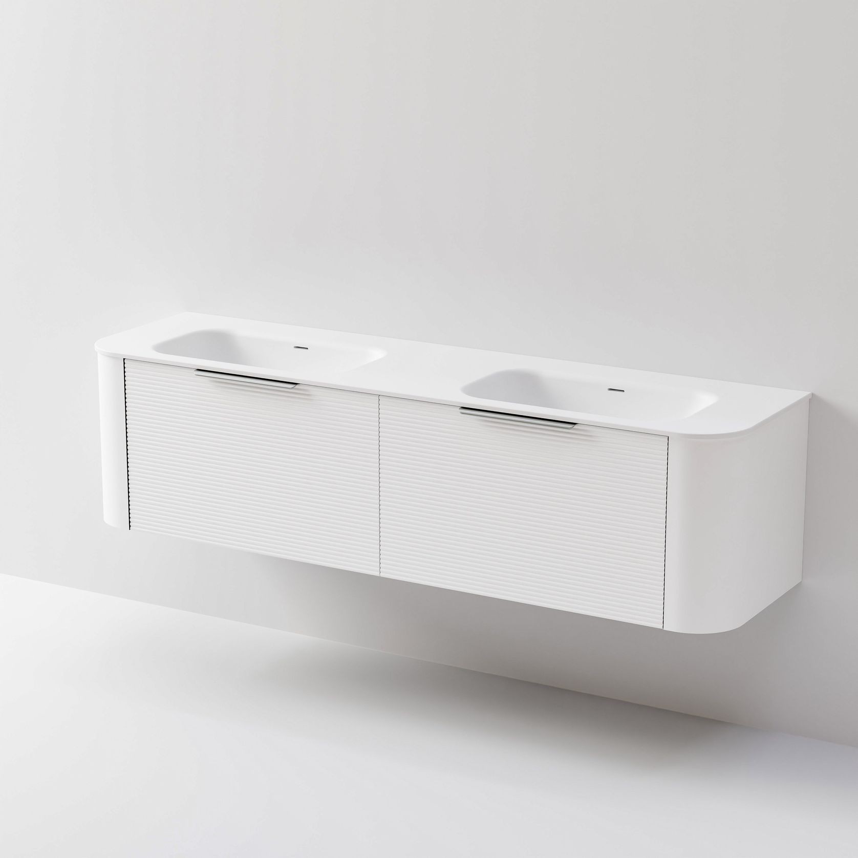 Nature 1800 Vanity | Double Inset Basin & Orchard Drawer Front gallery detail image