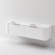 Nature 1800 Vanity | Double Inset Basin & Orchard Drawer Front gallery detail image
