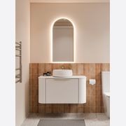 Nature 900 Vanity | Flat Slab Top & Orchard Front gallery detail image