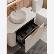 Nature 900 Vanity | Flat Slab Top & Orchard Front gallery detail image